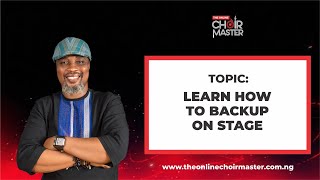 Learn How To Backup On Stage