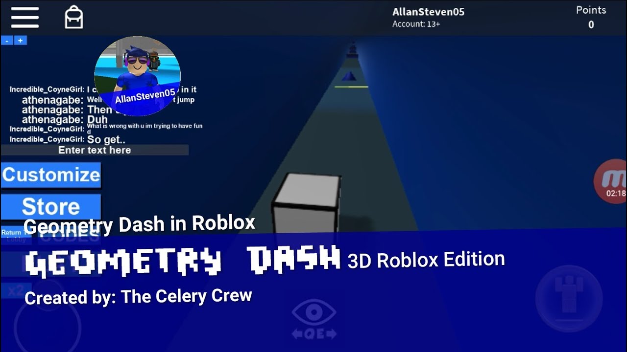 Geometry Dash In Roblox Geometry Dash Roblox Edition By The