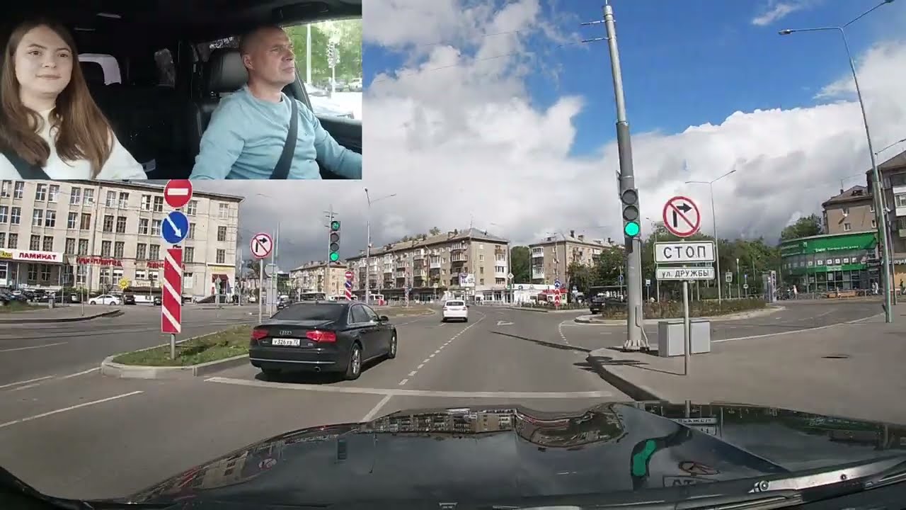 Очень удачный экзамен (Экзамен в ГИБДД)