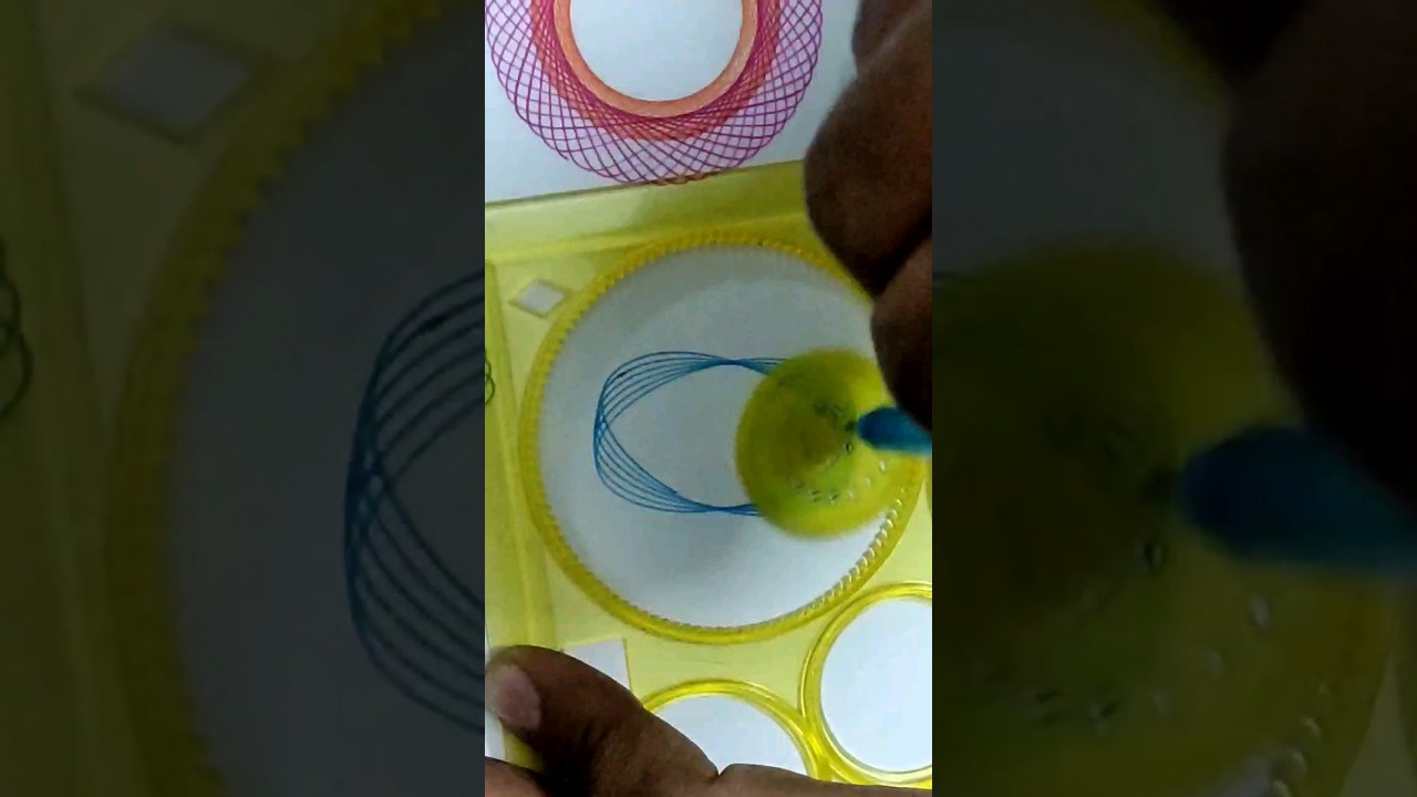 Simple spirograph design jeometric shape193 