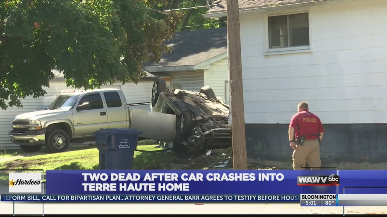 Car crashes into Terre Haute home YouTube