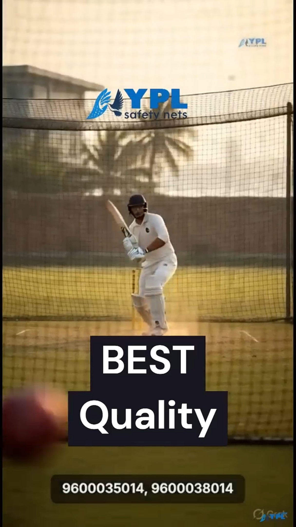Chennai Cricket Nets by YPL SAFETY NETS — YPL Safety Nets video thumbnail