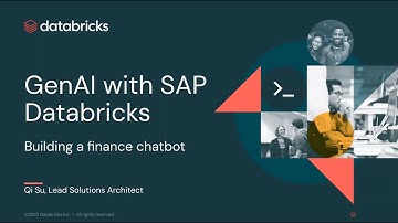 GenAI with SAP Databricks: Building a Finance Chatbot