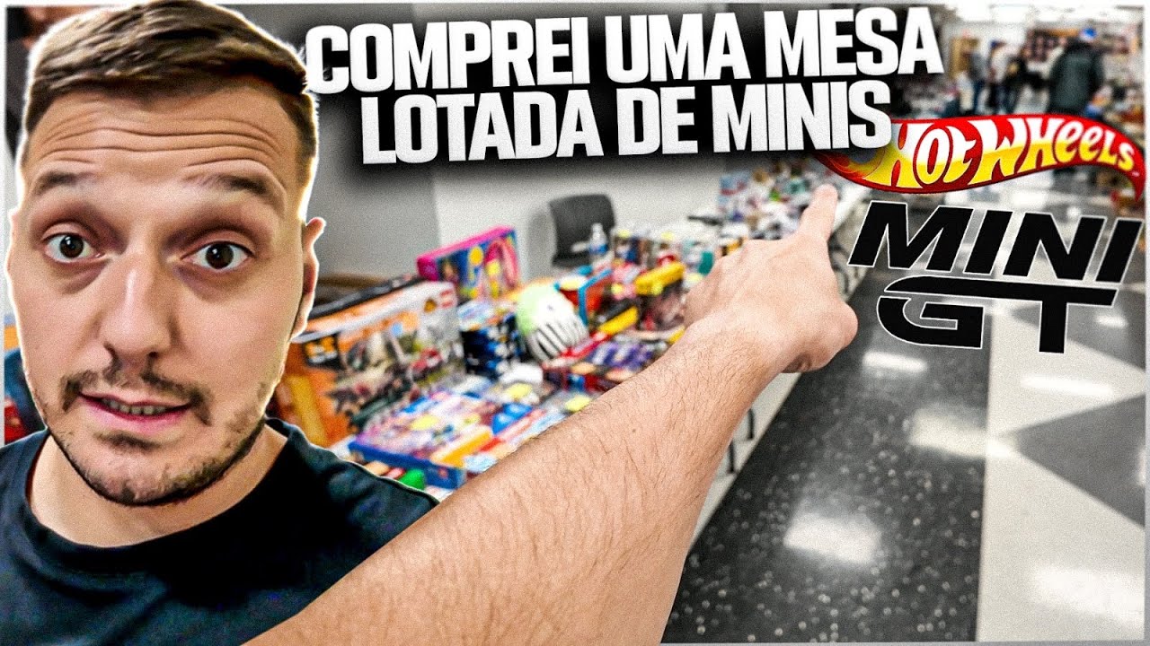 COMPREI MUITO HOT WHEELS NESTE LUGAR