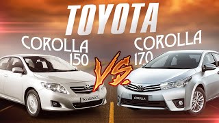 Toyota Corolla. Японская надёжность, тойота королла E150 vs E170.