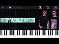 Don’t Let Me Down- by the Chainsmokers | Piano Tutorial