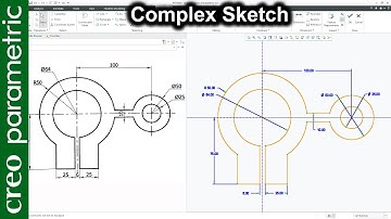 Complex sketch in Creo Parametric - Best Practice