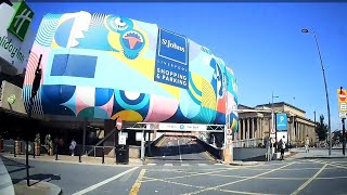 Driving Through The Kingsway Tunnel To St. Johns Carpark In Liverpool