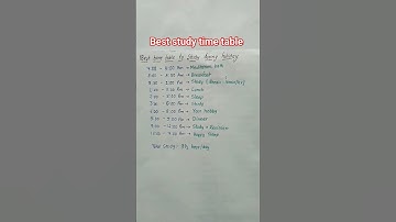 Best study time table for long hours📖📚📝 #shorts #youtubeshorts#study#studytips#timetable#upsc
