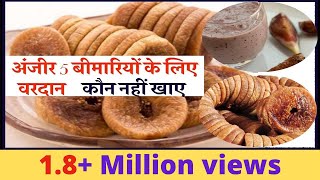 अंजीर खाने के फायदे, कौन नहीं खाए, खाने का तरीका &  समय, तासीर, Loss And benefits Of Fig \ Anjir