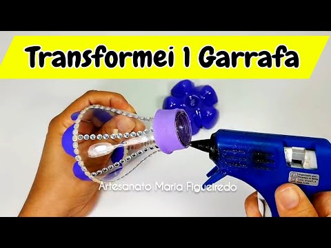 TRANSFORME A GARRAFA PET : DO LIXO AO LUXO #artesanato