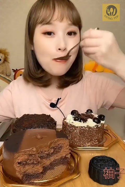 ASMR dessert mukbang cake dessert chinese eating sounds | EATING POP