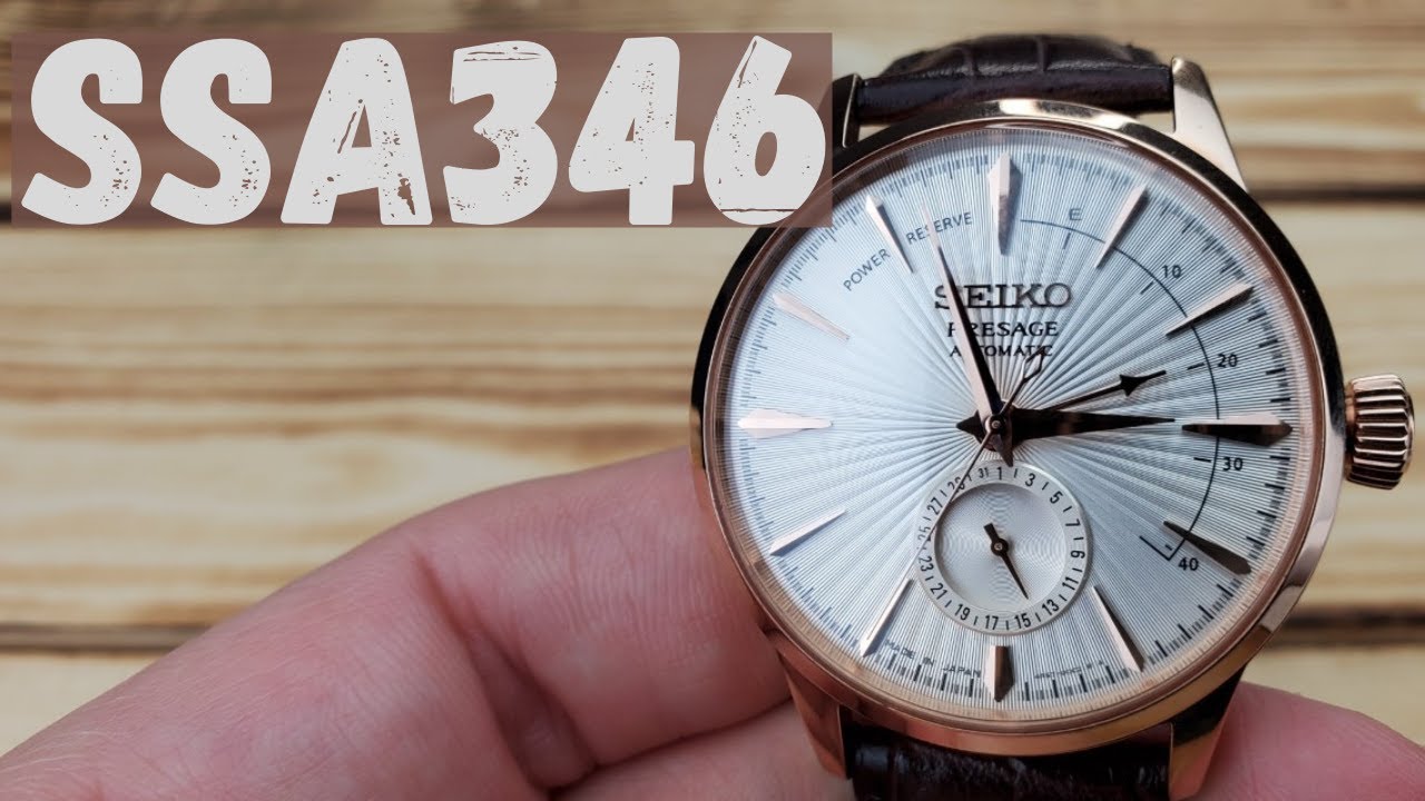 Seiko Cocktail Power Reserve I A Quick Look at the SSA346 - YouTube