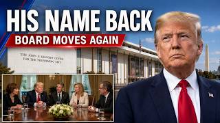 Trump’s Board Moves to Restore His Name at the Kennedy Center