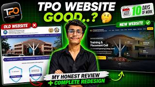Is the TPO Website Good… | My Honest Review + Complete Redesign 🤔