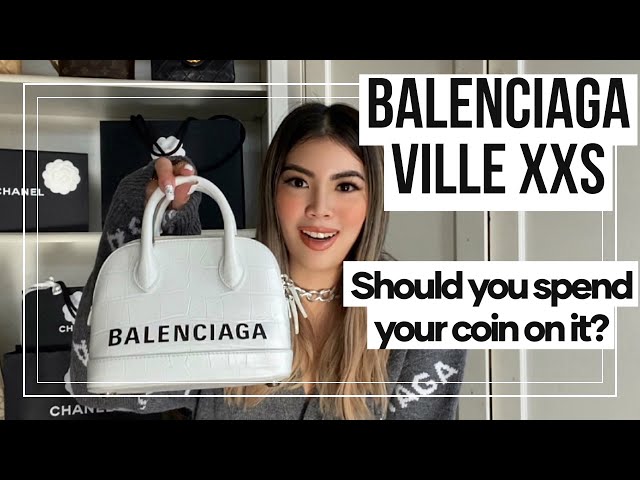 BALENCIAGA VILLE XXS HANDBAG IN-DEPTH REVIEW - Mod Shots, wear and