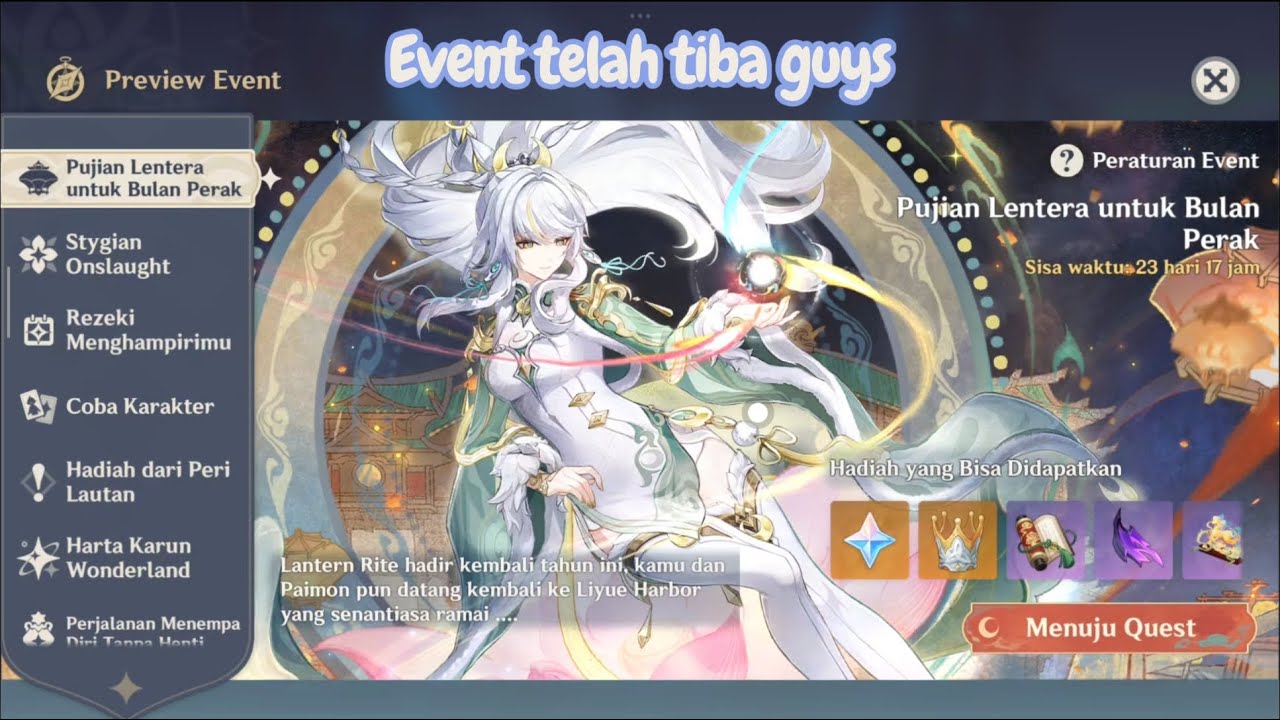 [LIVE] event lantern rite telah tiba dan bansos dibagikan part 172