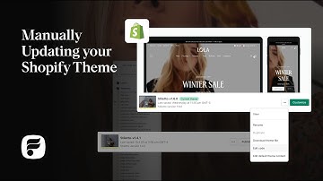 How to manually update your Shopify theme