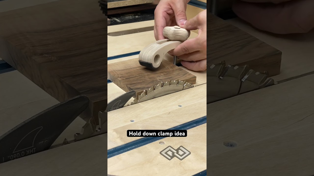 Hold down clamp design idea using 