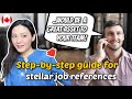 How to get stellar JOB REFERENCES (5-step foolproof guide)