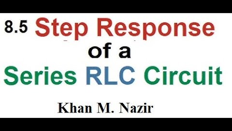 (E)LCA  8.5(old) Step Response Series RLC Circuit