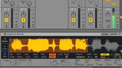 Destroying some vocal clips with the Ableton drum rack!
