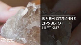 В чем отличие друзы от щетки?