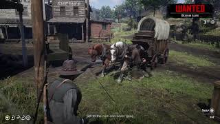 Red Dead Redemption 2 Arthur Shoot Someone