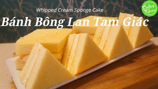 Bánh Bông Lan Tam Giác – Công Thức Chuẩn, Thành Công 100% | Sponge Cake Recipe screenshot 5