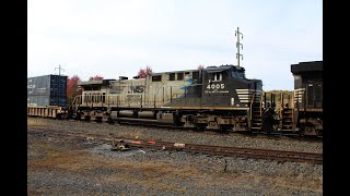 Eastbound NS 20W With NS #4005 Trailing
