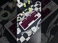 AURA F87 Typing Sound Test ⌨️ vertex V1 Switch | 19s Keyboard ASMR Demo #keyboard #타건음 #독거미키보드