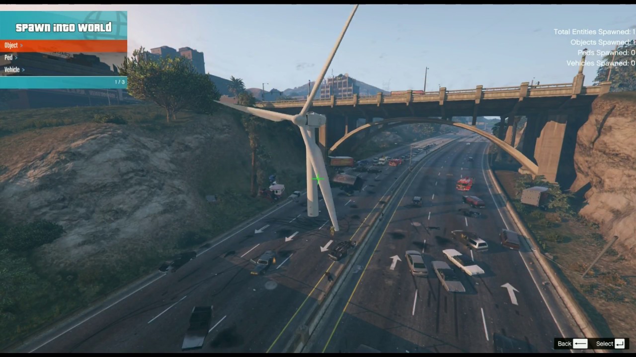 GTA 5 | Windmill Highway Destruction! - YouTube