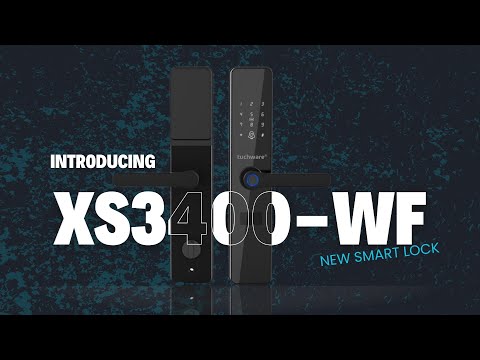 Tuchware XS3400WF Smart Door Handle Lock with WiFi, Fingerprint, RFID, Keypad, Mortise, and Cylinder - video from Tuchware