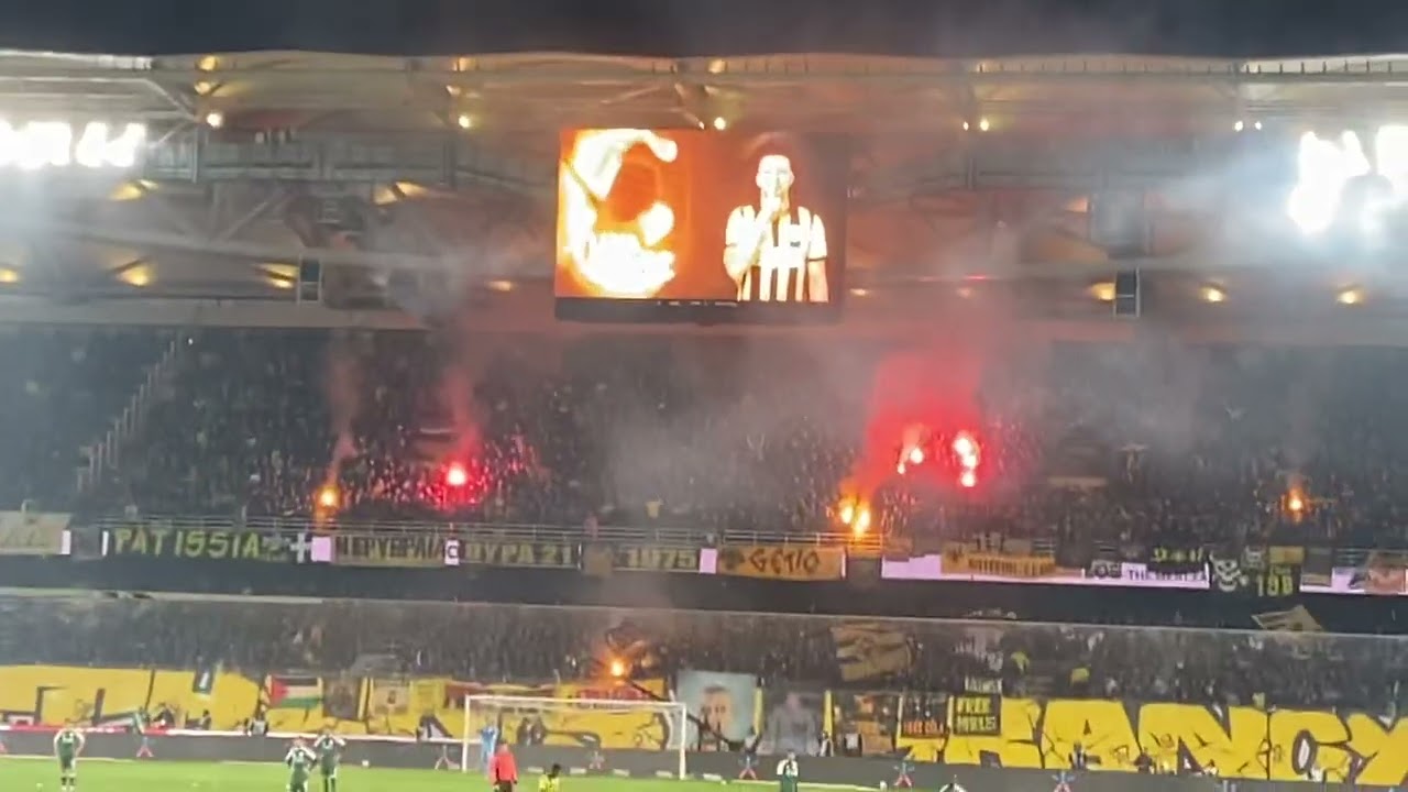 ΑΕΚ - ΠΑΟ 4-0. Μετά το δεύτερο γκολ.