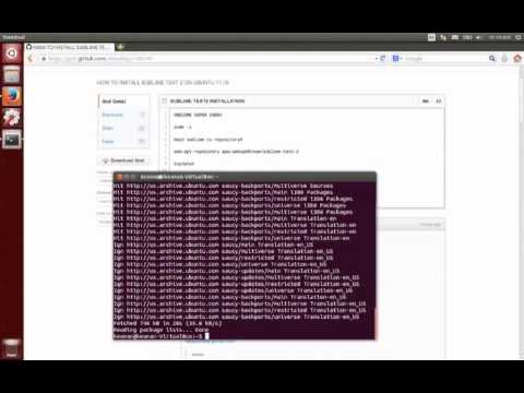 Installing Sublime Text and writing some HTML!