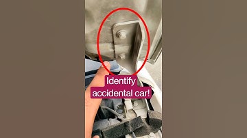 Identify accidental car! #shorts #secondhandcar #cartips