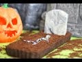 Walking Dead Dessert - Chocolate Grave Tart with Fudge Tombstone