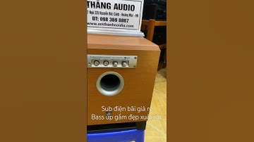 SUB ĐIỆN BÃI GIÁ RẺ YAMAHA SW-015 THIẾT KẾ BASS ÚP GẦM HÌNH THỨC QUÁ ĐẸP LH: 098.369.8887
