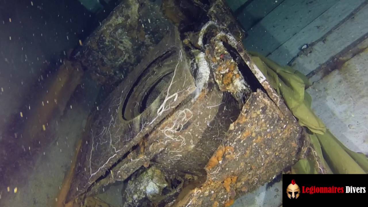 Inside the Zenobia's wreck