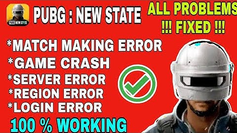How To Fix Crash Problem In Pubg New State | Pubg New State Crash Problem | Pubg New State