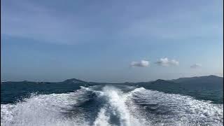 ASMR 2 Hour motor sound of a boat and waves