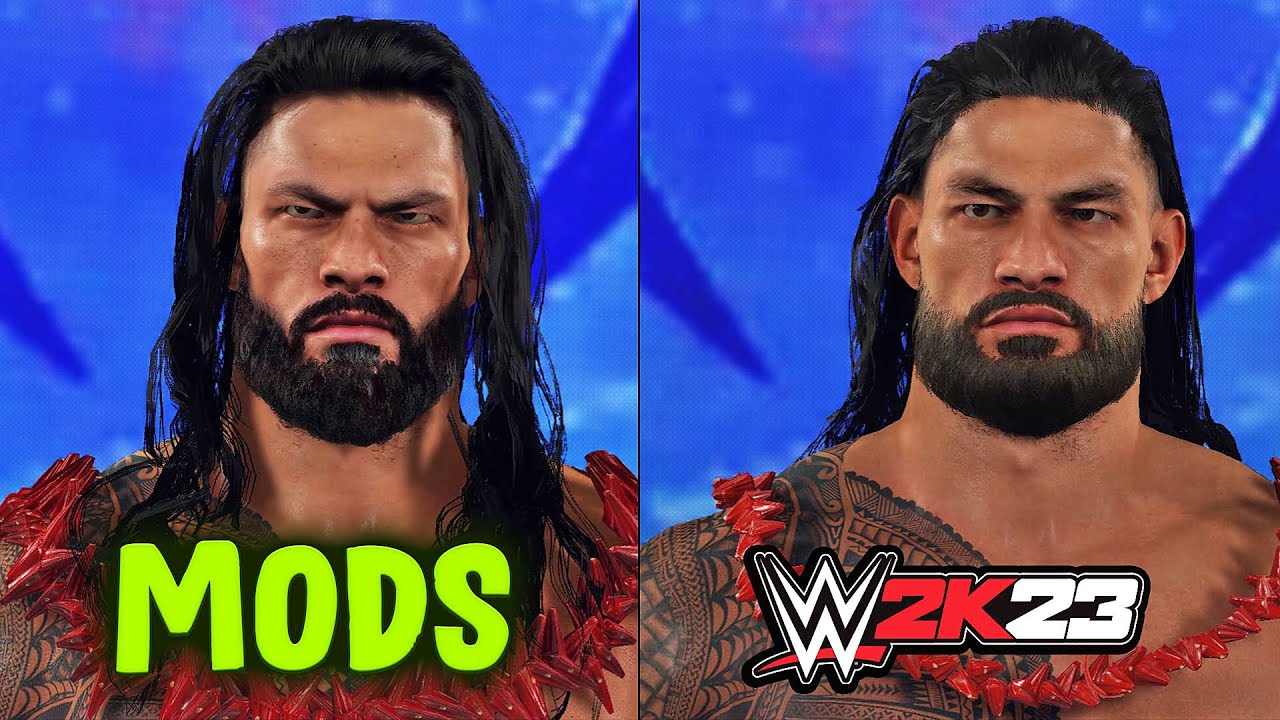 WWE2K22 vs WWE 2K MODS Graphics comparison : r/WWEGames