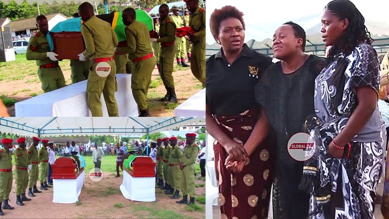 MAJONZI: MIILI YA POLISI WALIOFARIKI NA MAHABUSU KWENYE AJALI YAAGWA MWANZA, VILIO VYATAWALA..