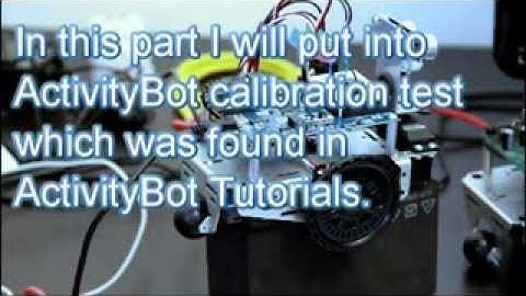 Calibrate ActivityBot