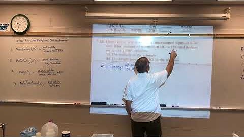 Converting between concentration units