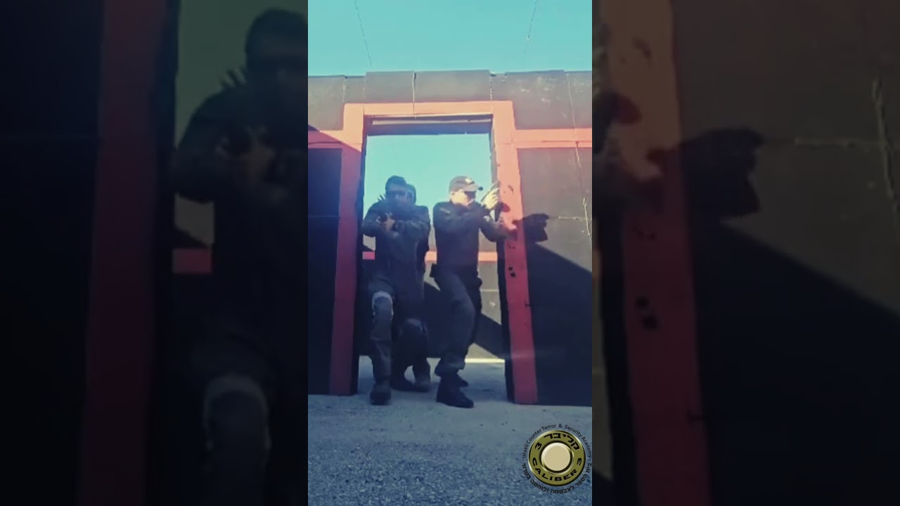 Amazing action at caliber 3: watch our instructors clear a room and fight with live fire  