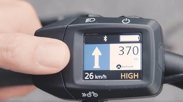Panasonic side color display for e-bikes