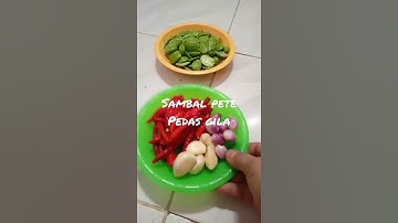 Sambal Pete pedas gila.#shorts