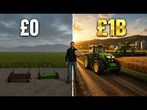 I Started Farming With £0… My Goal Is £1 Billion | Farming Simulator 25