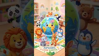 The Seven Continents for Kids | Learn About Our World  #3danimation #geographyforkids